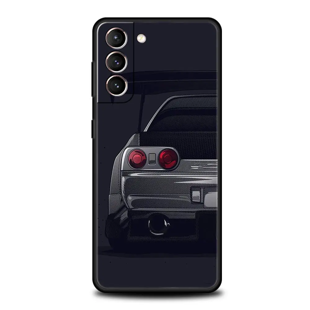 Funda de teléfono japonesa JDM para Samsung Galaxy S24 S23 S22 S20 Ultra S21 FE 5G S10 S9 Plus S10E S8 funda de silicona suave - imagen 2