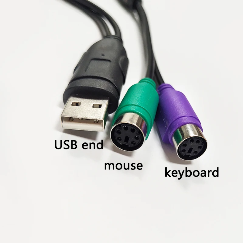 Adaptador Usb macho a PS2 hembra, convertidor de Cable, interfaz de teclado y ratón, accesorios de ordenador, 1 Uds. - imagen 5