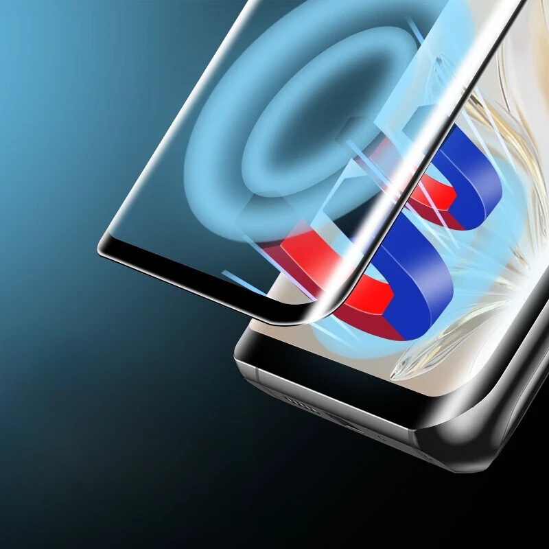 Vidrio templado 9H para Xiaomi Redmi Note 13 ProPlus Protector de pantalla curvo 3D para Redmi Note13Pro + vidrio transparente antiluz azul - imagen 2