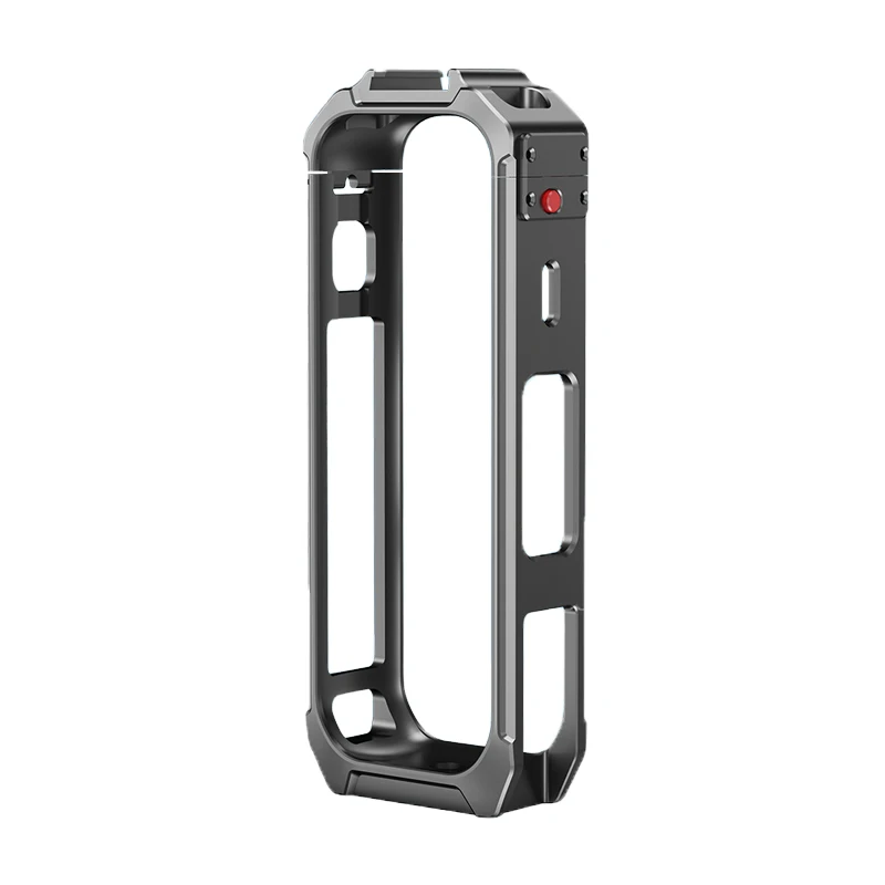 Jaula de conejo para PC, marco de cámara de acción de liberación rápida magnética con soporte de expansión para zapata fría para cámara de acción Insta360 X5 - imagen 4