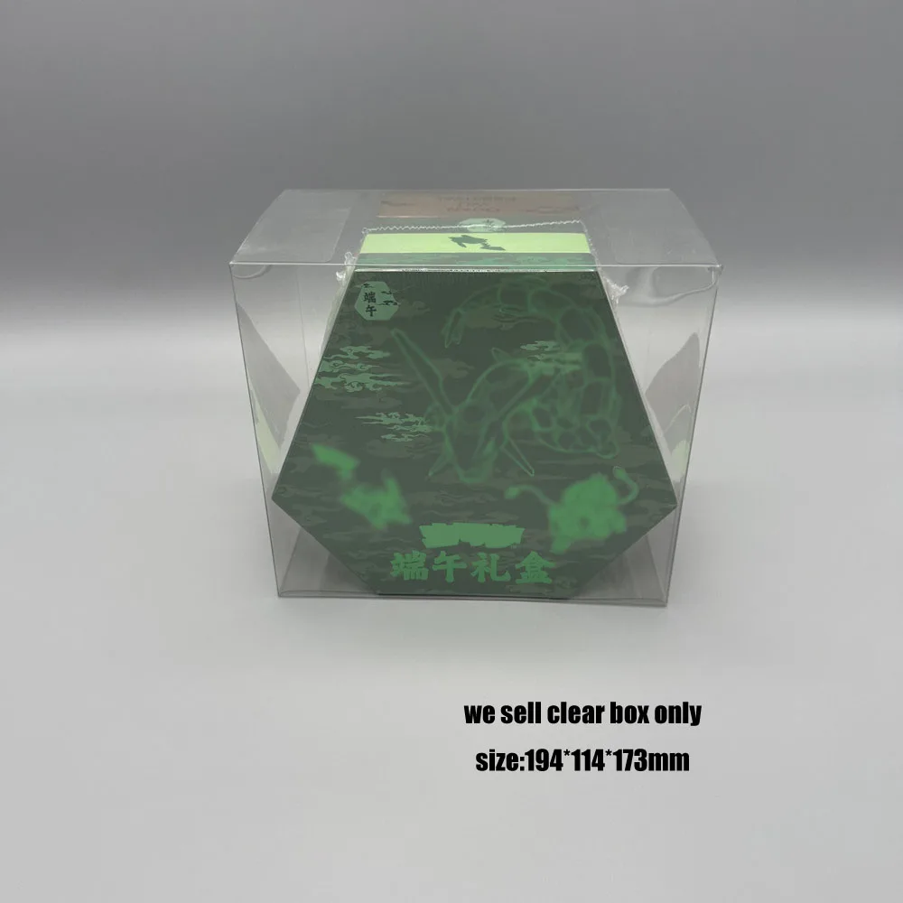 Caja transparente para PTCG PTCG 2025 s-chino The Pokemen Dragon Boat Festival caja de regalo caja de protección de almacenamiento de exhibición