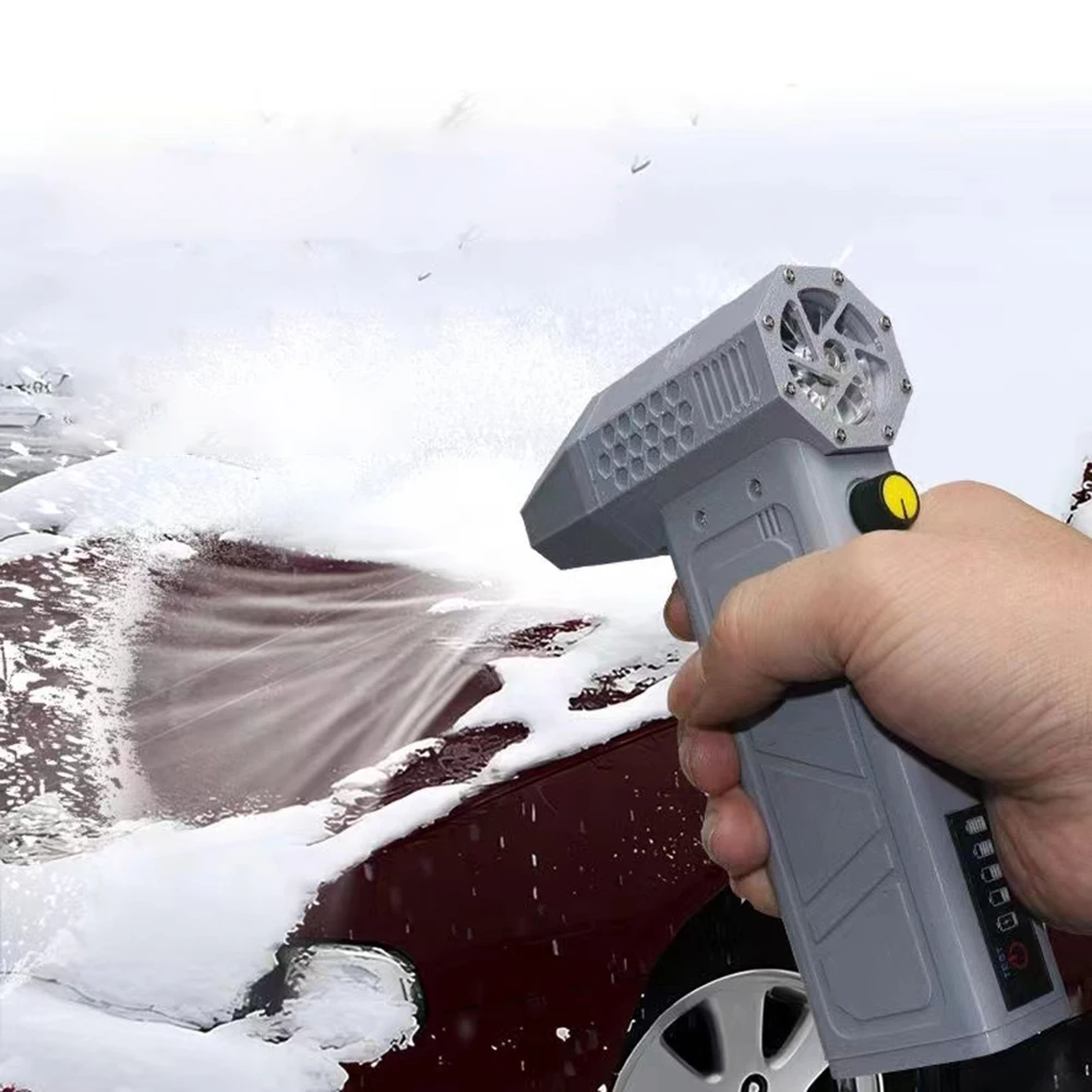 Ventilador de conducto de mano de 140000RPM, Motor sin escobillas, ventilador Turbo portátil de 52 M/S con pantalla de potencia, limpiador de teclado de ordenador - imagen 5