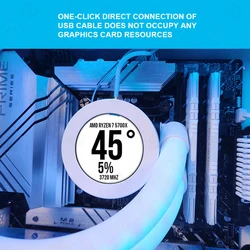 Monitor Circular 2,1" IPS para PC con refrigeracion liquida AIO