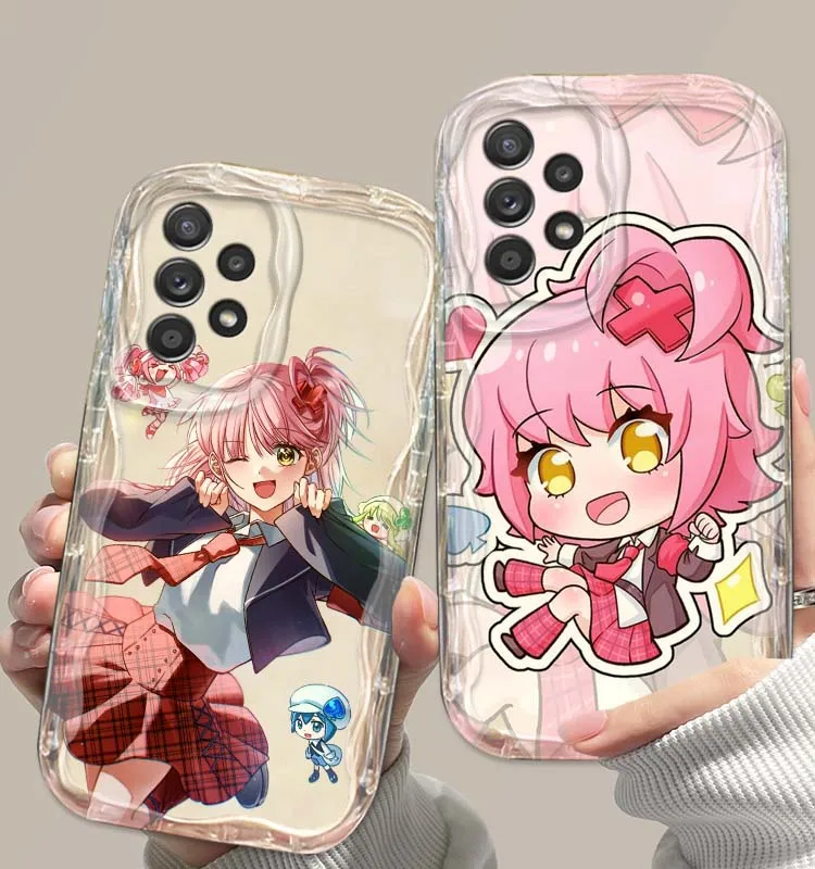 Amu Hinamori funda para Samsung A16 A15 A14 A13 A12 A06 A05 A04 A32 A25 A23 A21S funda de teléfono de aceite ondulado