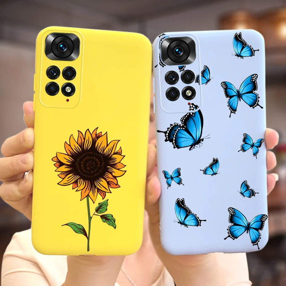 Funda de silicona suave para Xiaomi Redmi Note 11, 4G, hermosa, corazón de amor, funda para Xiaomi Redmi Note 11 Pro Note11 S - imagen 2