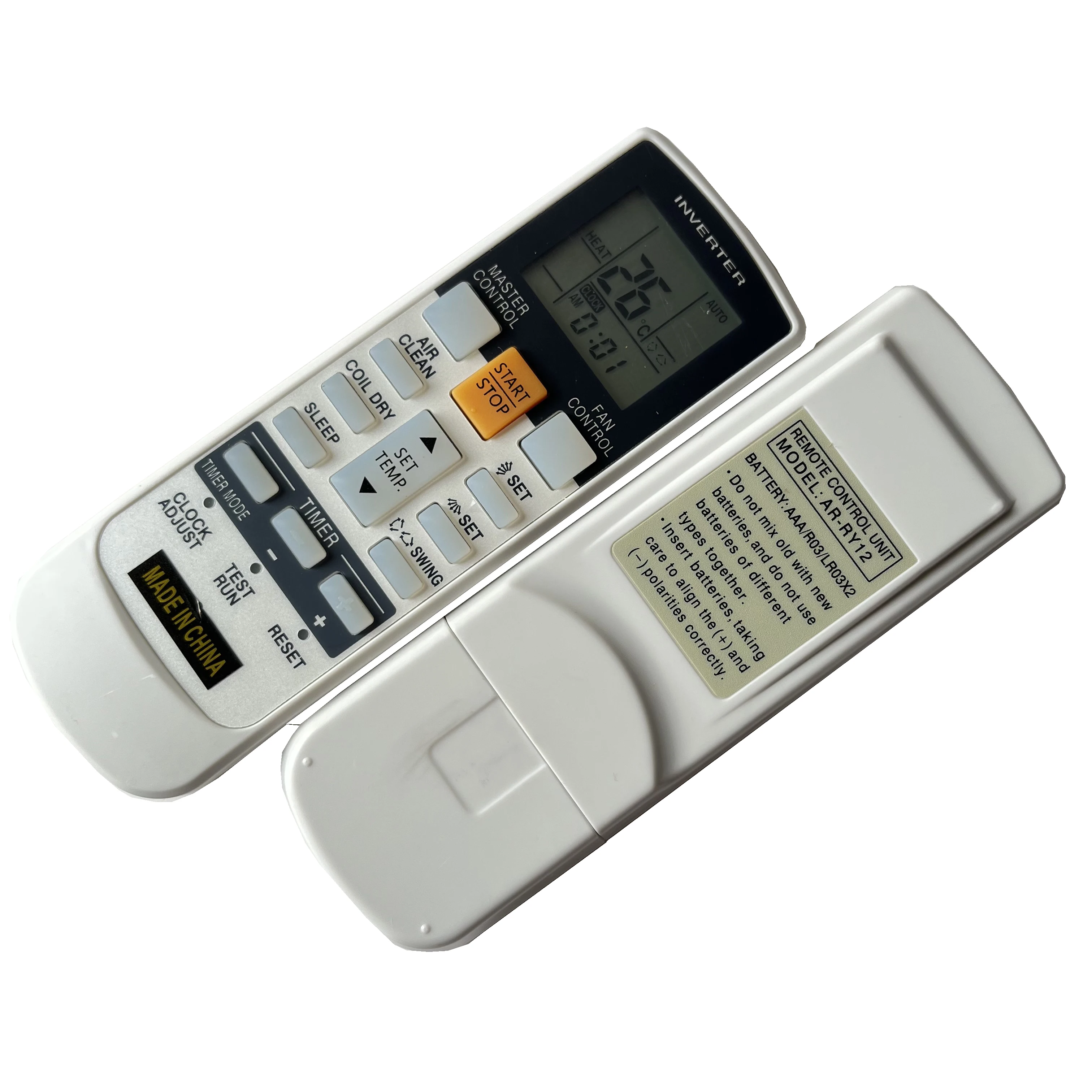 Control remoto de aire acondicionado para Fujitsu AR-RY3 AR-RY4 AR-RY6 AR-RY5 AR-RY11 AR-RY12 AR-RY1 AR-RY2 AR-RY7 AR-RY8 AR-RY13 - imagen 3