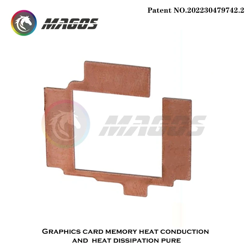 Disipador de calor de cobre VRAM para tarjeta gráfica, reemplazo de almohadilla térmica GPU para RTX 3090Ti / 4090 - imagen 3