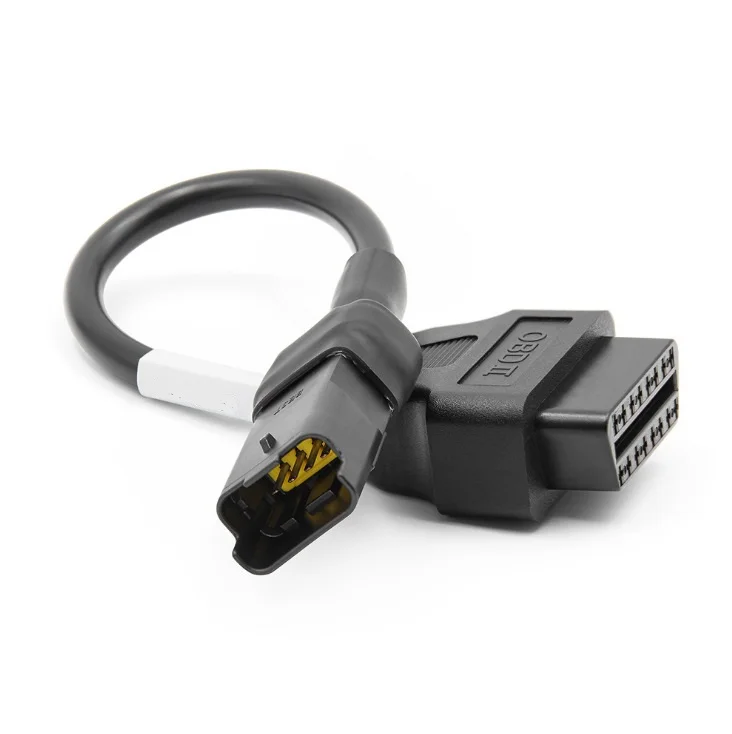 Adaptador de lector de código de diagnóstico, Cable de escáner Plug & Play OBD a 4Pin de 9-16V para motocicletas Ducati