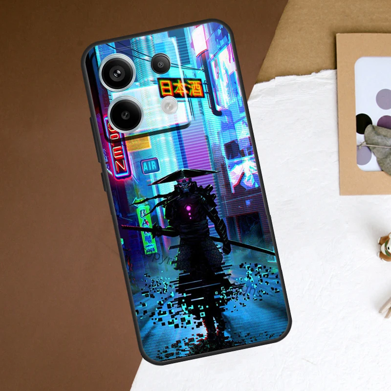 Funda de teléfono japonesa Samurai Ninja para Redmi Note 12 13 Pro Plus 9 10 11 Pro 9S 10S 11S 12S Redmi 10C 12C 13C - imagen 5