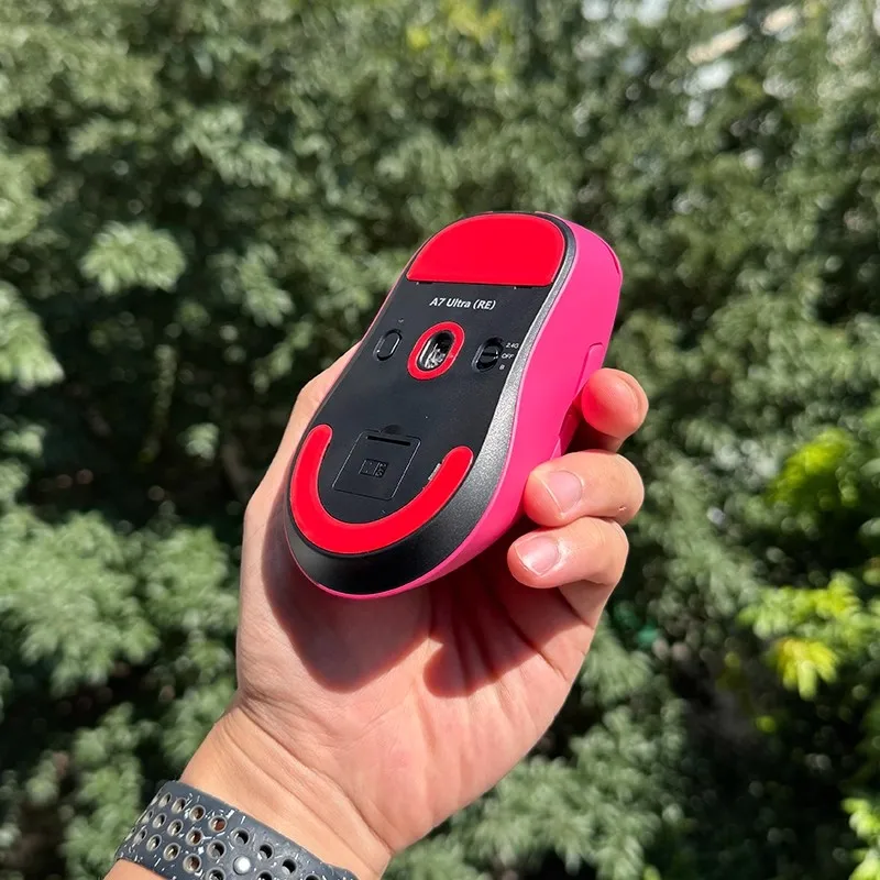 1 Juego de patines de ratón ultrafraglide Meow Gaming Gear para MCHOSE A7 ULTRA RE, patas de ratón ergonómicas de mano derecha, deslizadores de hielo silenciosos PTFE - imagen 2