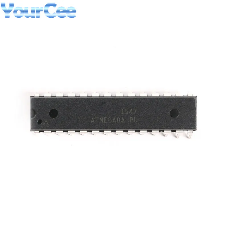 ATMEGA8 ATMEGA8A ATMEGA8A-PU DIP-28 Microcontrolador de chip 8K Flash IC Chip Circuito integrado
