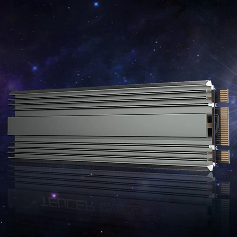 TEUCER M.2 SSD disipador de calor M2 2280 radiador de aluminio de disco duro de estado sólido para PC de escritorio SSD PS5 - imagen 4
