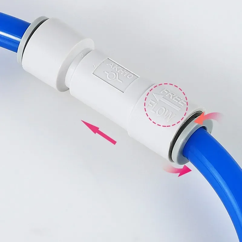 Accesorios de tubería de válvula de retención serie AKH, colocados en manguera, tubo de aire de 6mm, 8mm y 10mm, válvula unidireccional, piezas neumáticas sin retorno - imagen 5