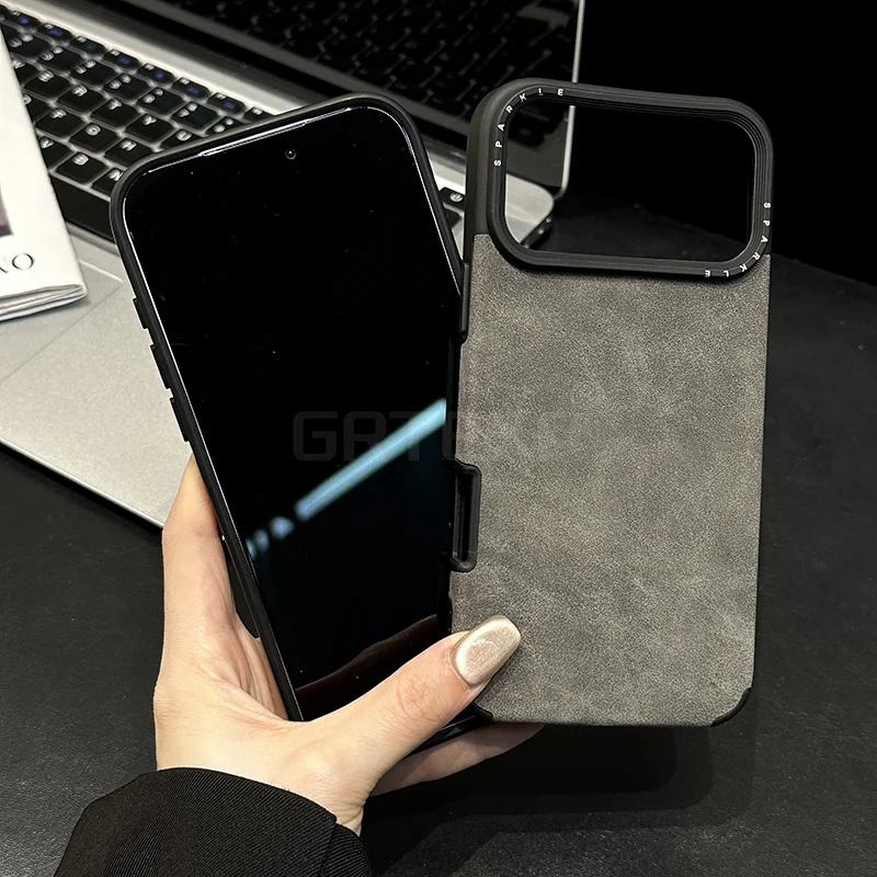 Funda para Apple iPhone 17 Pro MAX 17 Pro 17 funda de teléfono nueva funda de franela de lujo para iPhone 17 funda protectora de piel para teléfono ﻿ - imagen 4