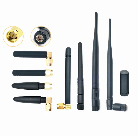 LORA-antena pequeña de pimienta de 433m, módulo de 433mhz, 433, barra de pegamento, omnidireccional, conector macho SMA - imagen 3