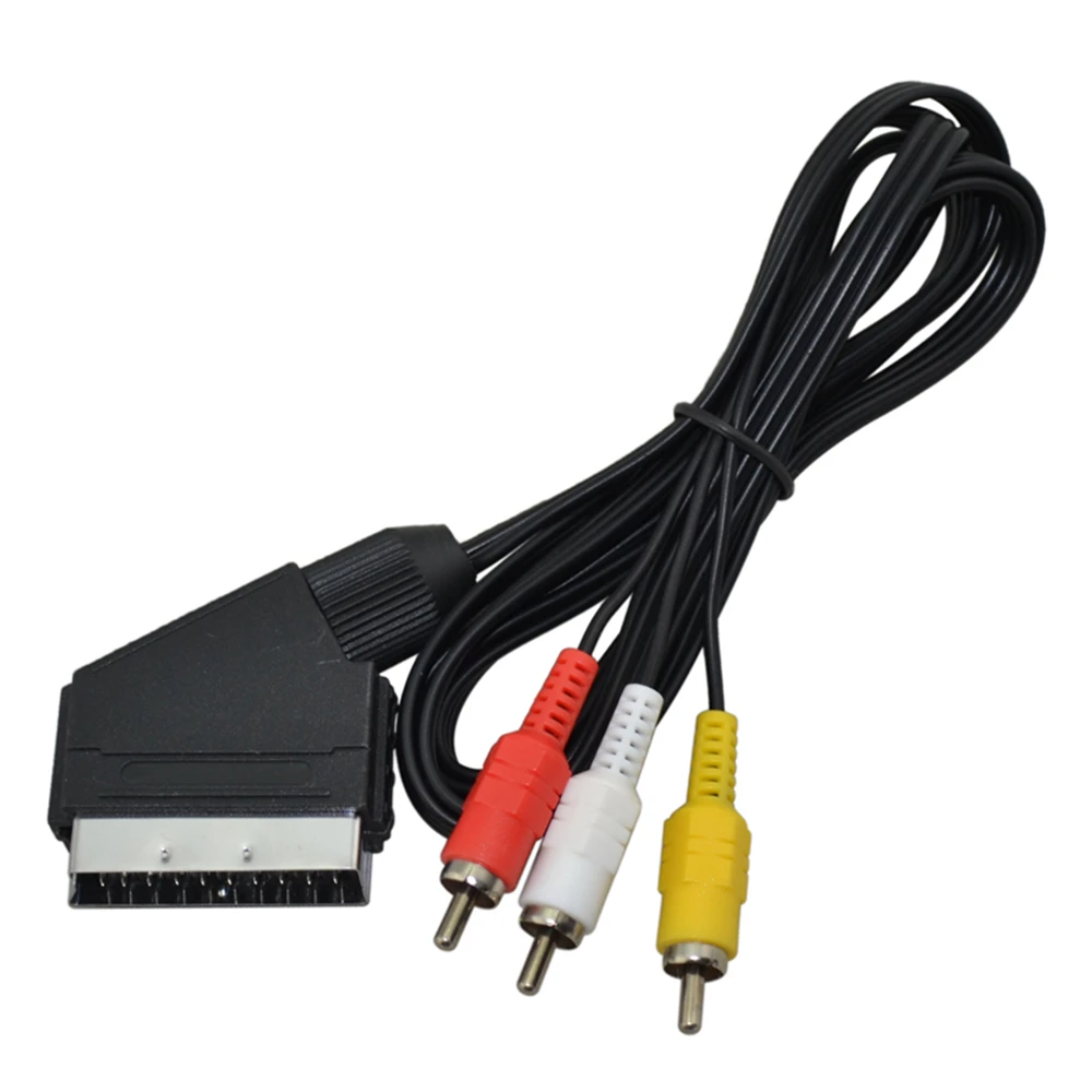 Cable Scart a 3 RCA AV TV Video para consola NES, controlador de juego, accesorios para juegos - imagen 4