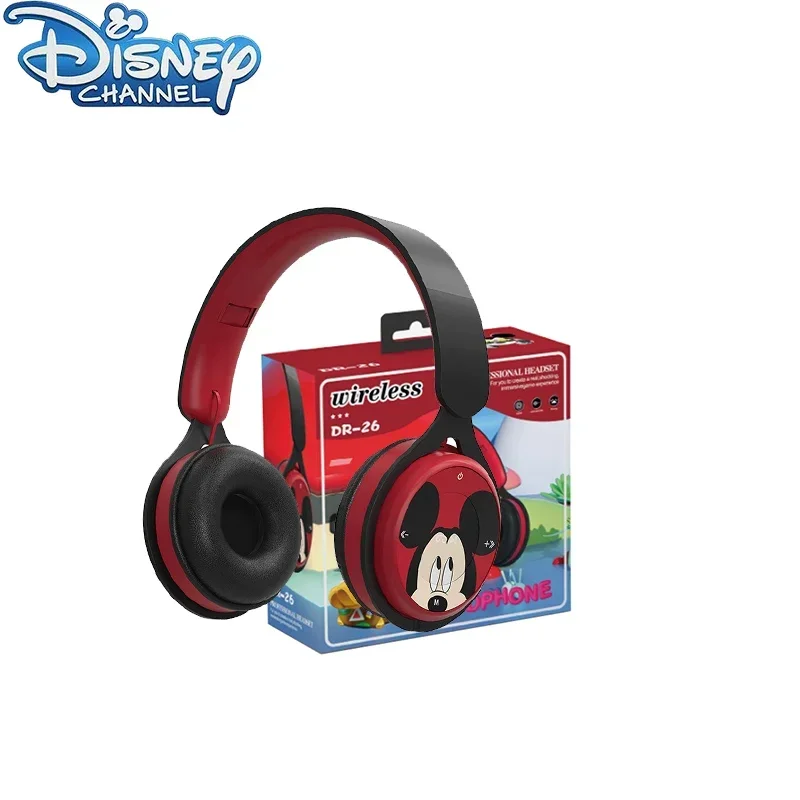 Disney-auriculares inalámbricos Marvel Y08 Steel Mickey, audífonos estéreo plegables con Bluetooth Surround y micrófono para ordenador portátil - imagen 5