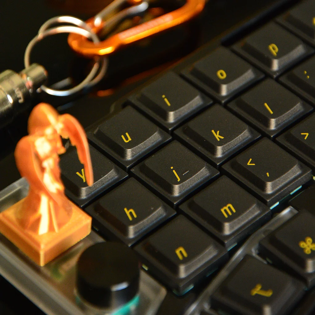 Juego de teclas con tema de perfil bajo de 40s, sublimación PBT, 40% de diseño, teclas originales personalizadas hechas a mano para teclado mecánico MX DIY