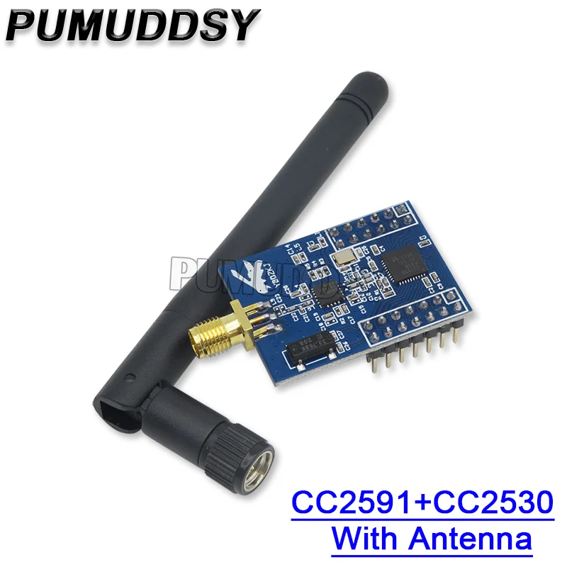 Placa CC2530 + CC2591 ZigBee puerto serie de conversión TTL Uart módulo PA inalámbrico