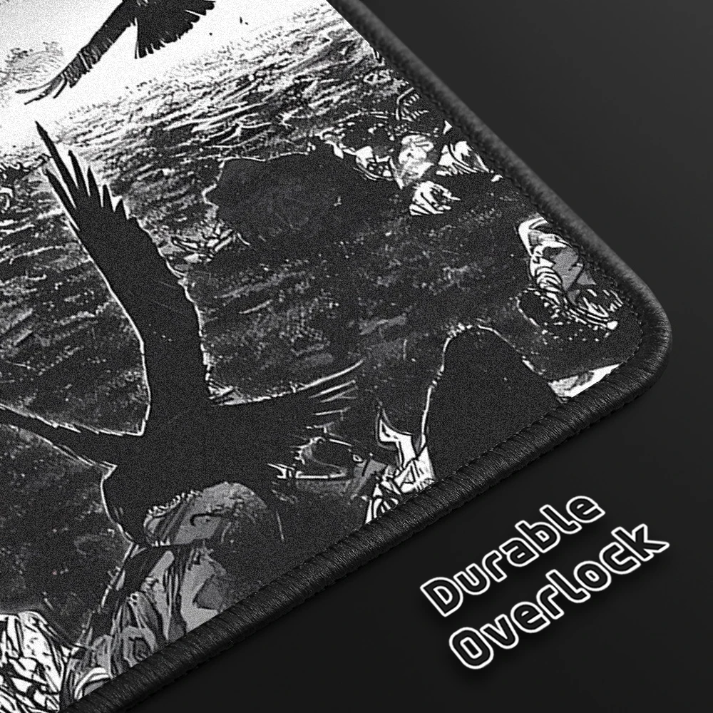 Alfombrilla de ratón Premium Speed Raven para Gamer, 40x45cm, alfombrilla de ratón para juegos electrónicos, alfombrilla de ratón profesional para juegos, alfombrilla de escritorio de superficie ultrafina - imagen 2