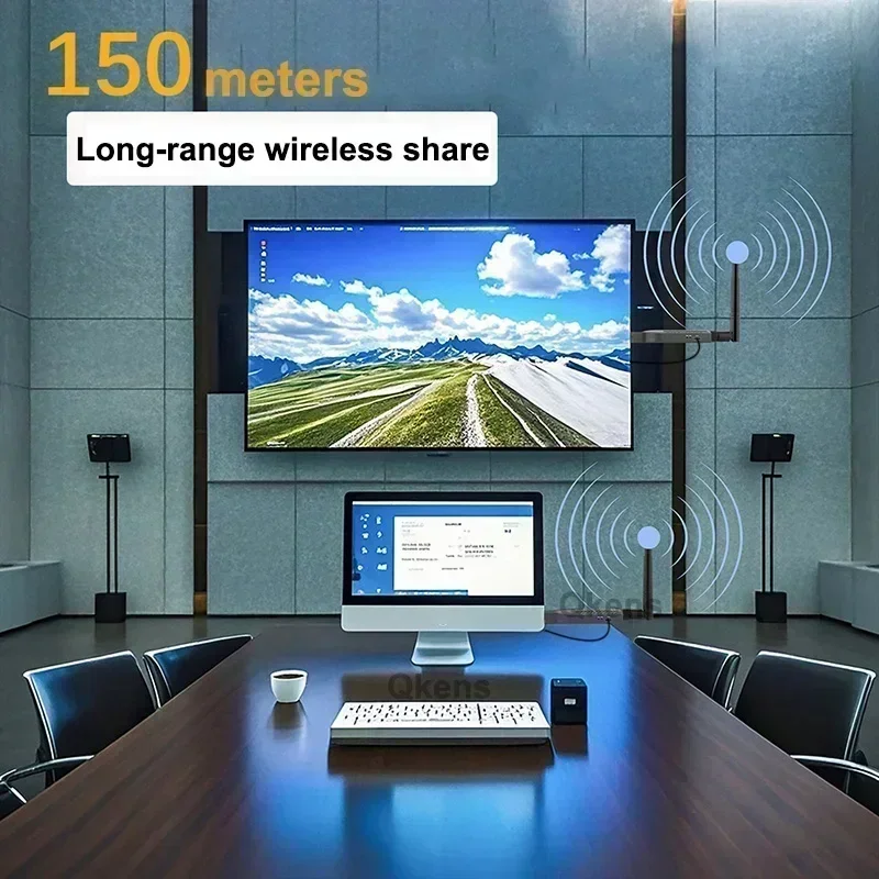 Extensor HDMI inalámbrico Wifi de 150M, transmisor receptor emisor de vídeo 1tx y 2rx 3rx 4rx para DVD TV Box, portátil, PC a proyector de TV - imagen 5