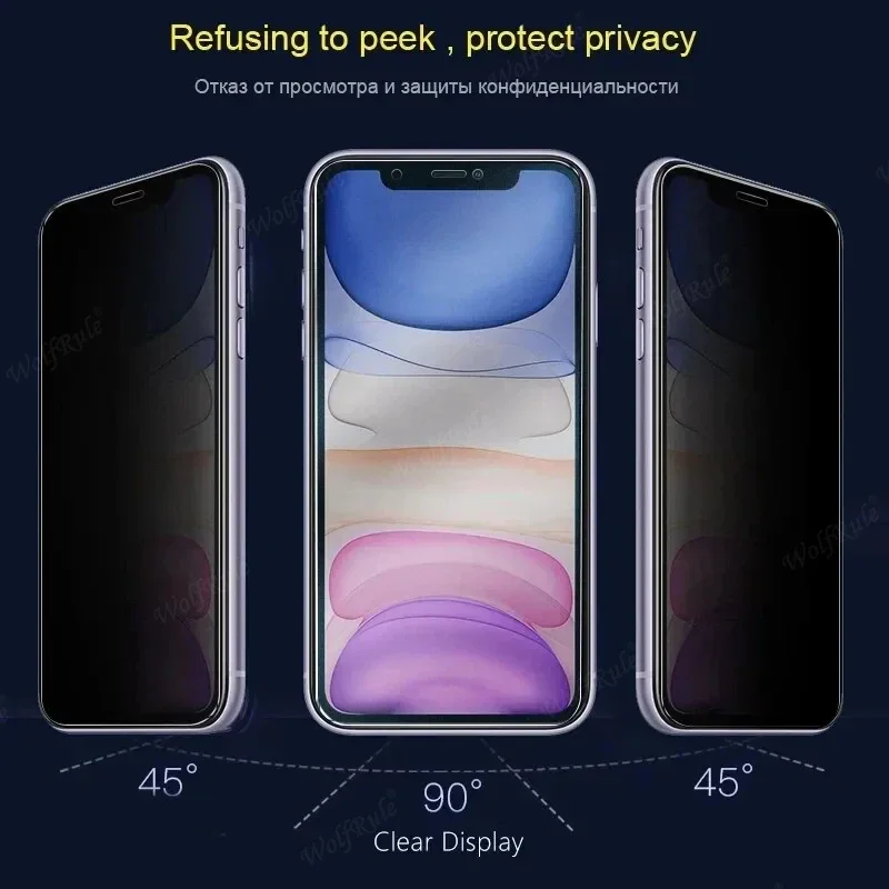 4/3/2/1 Uds para Realme 14T 5G vidrio OPPO Realme 14T 5G vidrio templado 9H Protector de pantalla antiespía de privacidad Realme 14T - imagen 4