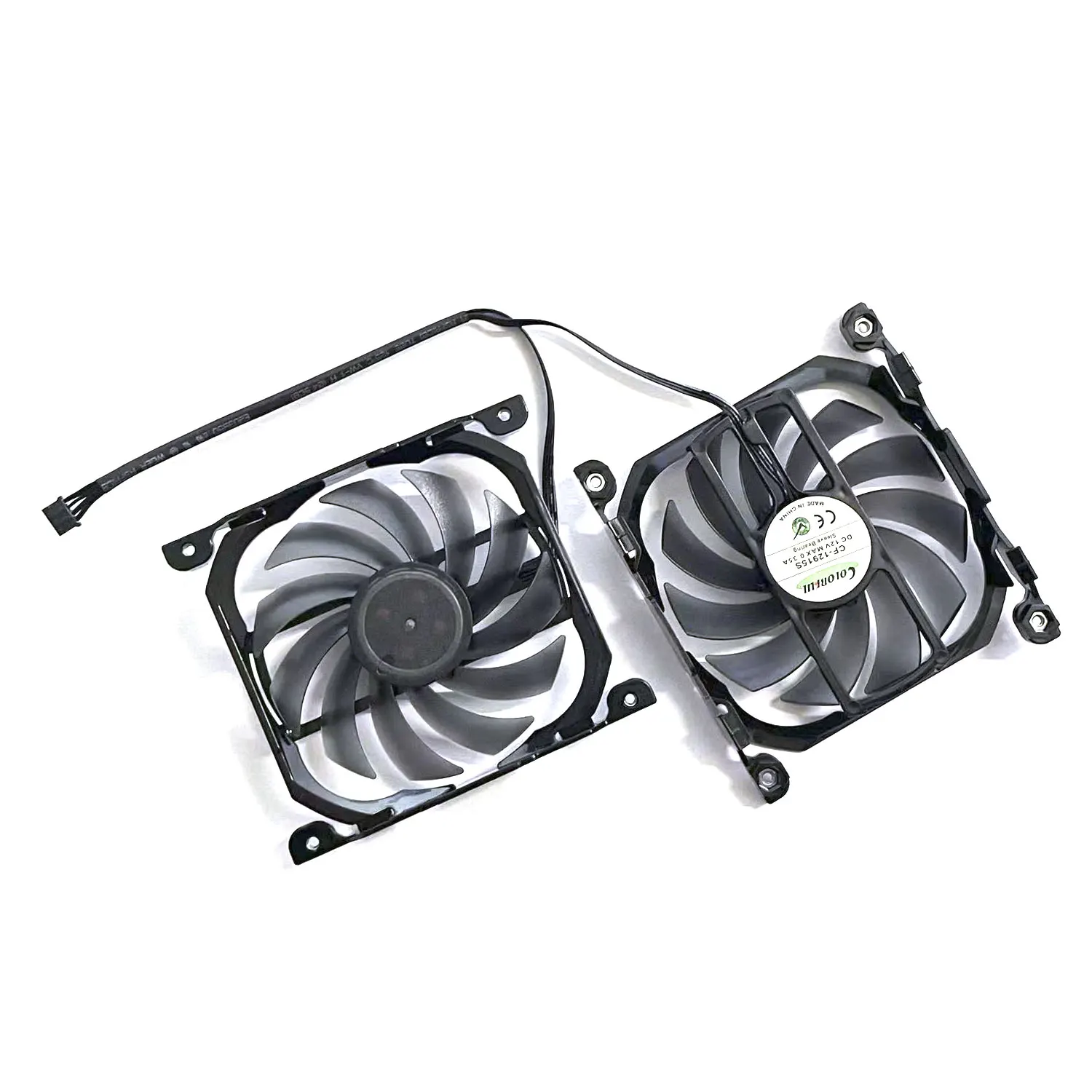 4PIN CF-12915S DC 12V 0.35A adecuado para INNO3D GeForce GTX 1070 1070Ti 1080 1080Ti P104-100 Twin X2 ventilador de repuesto - imagen 3