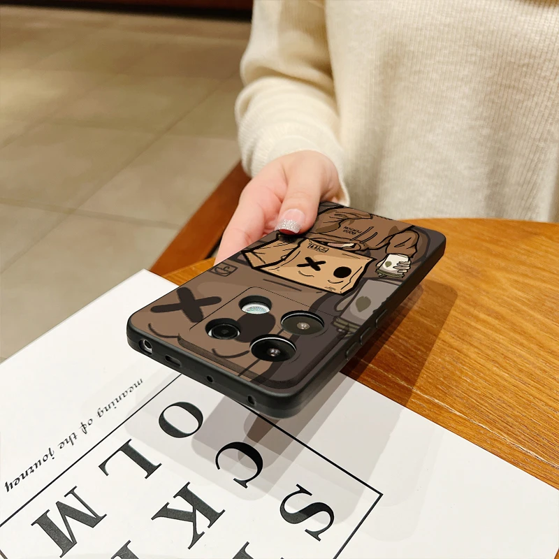 Funda de teléfono con diseño de hombre de papel para Xiaomi Mi 13 12 11 Lite 5G 14 13T 13 12T 12X Poco M6 X6 X5 X3 F5 Pro, funda de silicona a prueba de golpes - imagen 4
