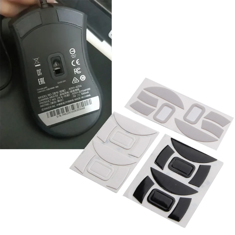 Pegatinas para patines ratón F3KE, repuesto patas ratón para Razer DeathAdder Essential - imagen 5
