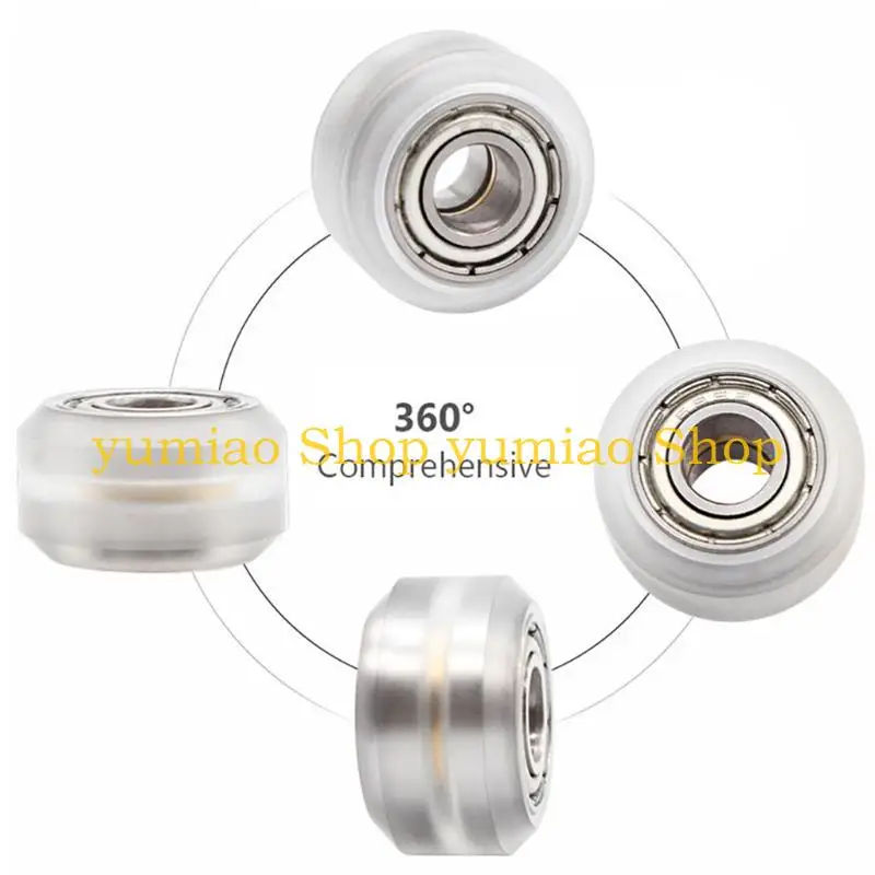 587b 10pcs Mini Wheel Hard Mini Wheel para Sistema riel lineal V-lot - imagen 4