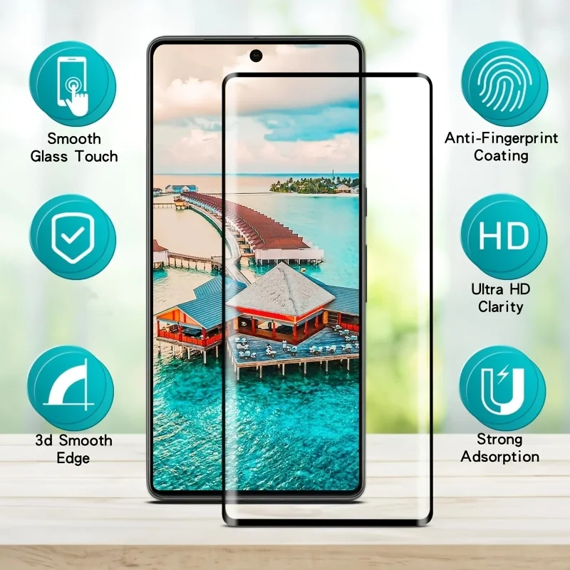 2 uds Protector de pantalla de vidrio templado para INFINIX GT 20 Pro Note 40 Pro 5G Note 40 Pro + Hot 40 Pro Smart 9 Hot 40Pro Smart 8 - imagen 2