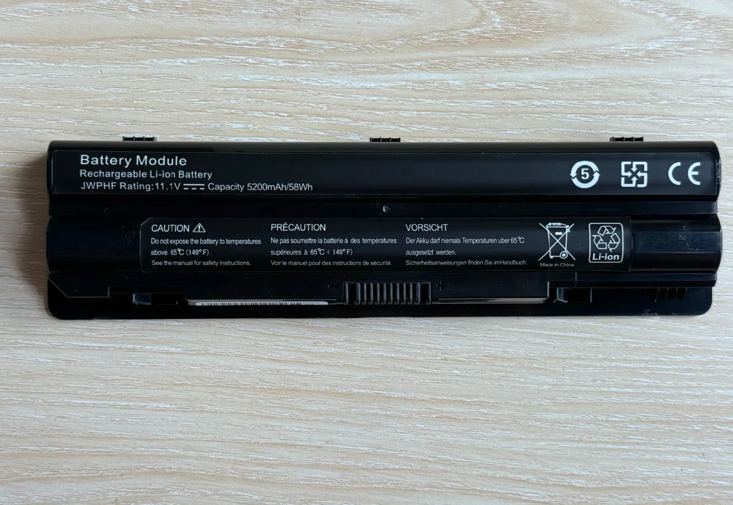 5200mAh 6 cells Laptop Battery for Dell XPS 14 15 17 L501X L502X L701X L702X L401X L501X L502X J70W7 JWPHF 312-1123 R4CN5 - imagen 4