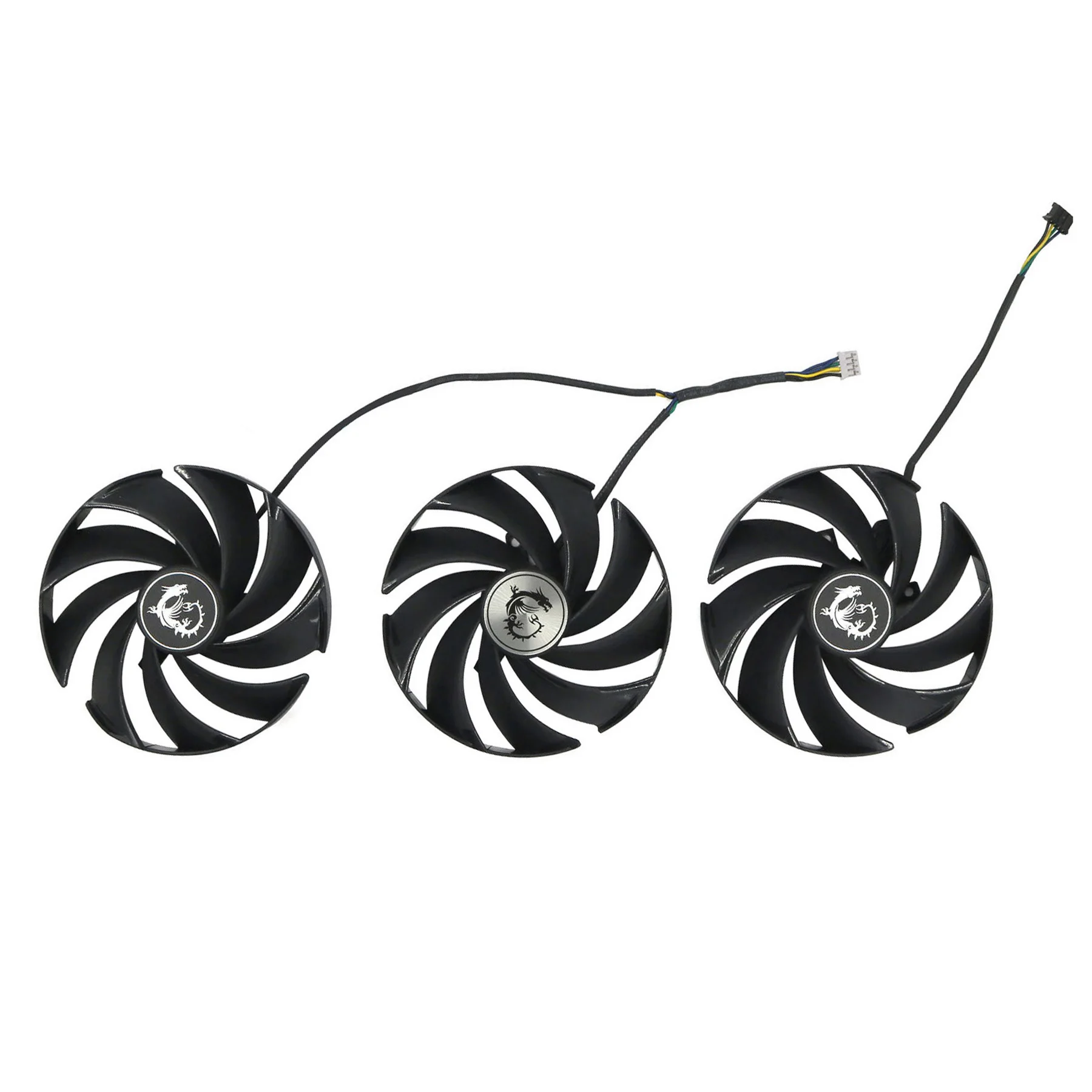Ventilador de tarjeta de Video para MSI RTX 4080 4090 GAMING X TRIO, 95MM, PLD10020B12H, RTX4080, RTX4090, tarjeta gráfica de repuesto, GPU - imagen 4
