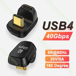 Adaptador USB4 40Gbps USB-C Thunderbolt 3 100W 8K