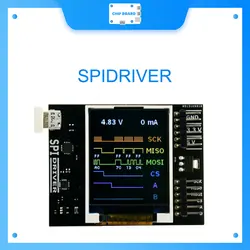 SPIDriver Adaptador SPI profesional USB-C, lógica 3,3/5 V y 30 MHz