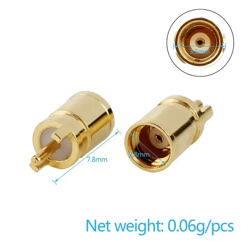 Conector hembra MMCX de 10 piezas para dispositivos electrónicos, clavija para auriculares, para SE535, SE425, SE315, SE846, SE215 - imagen 5