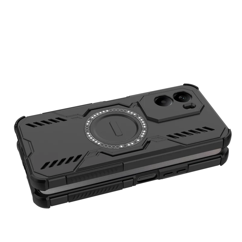 Funda de teléfono con disipación de calor para Xiaomi Poco M7 4G, pieza de atracción magnética para Poco M7 4G Global чехол, Funda trasera - imagen 3