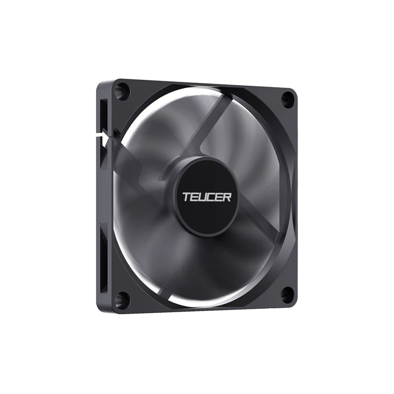 TEUCER UT-8010 Ventilador para PC de 80 mm, 800-3000 RPM Ventilador de enfriamiento silencioso de 4 pines PWM 11 aspas - imagen 2
