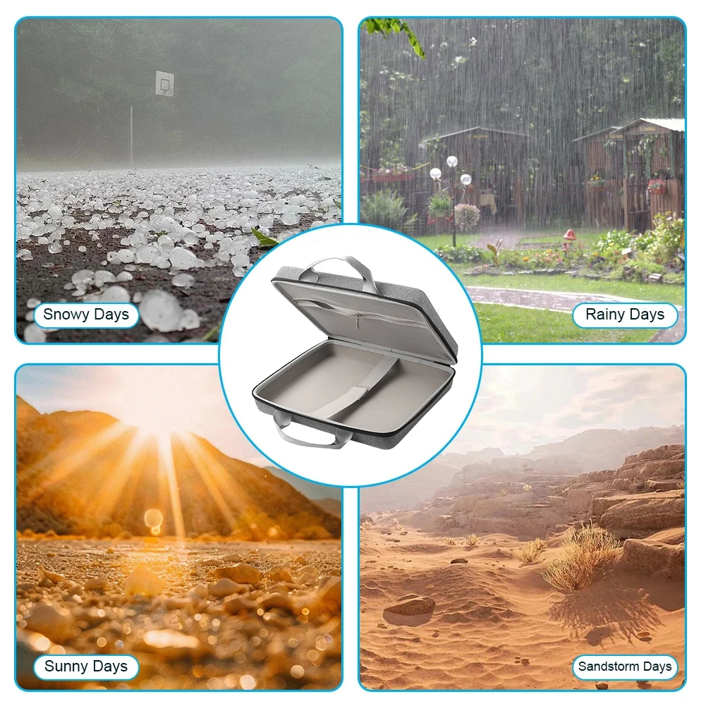 Estuche rígido para Mini enrutador Starlink, caja de almacenamiento portátil, caja de protección para enrutador, bolsa de almacenamiento portátil para exteriores, Estuche De Viaje para enrutador - imagen 4