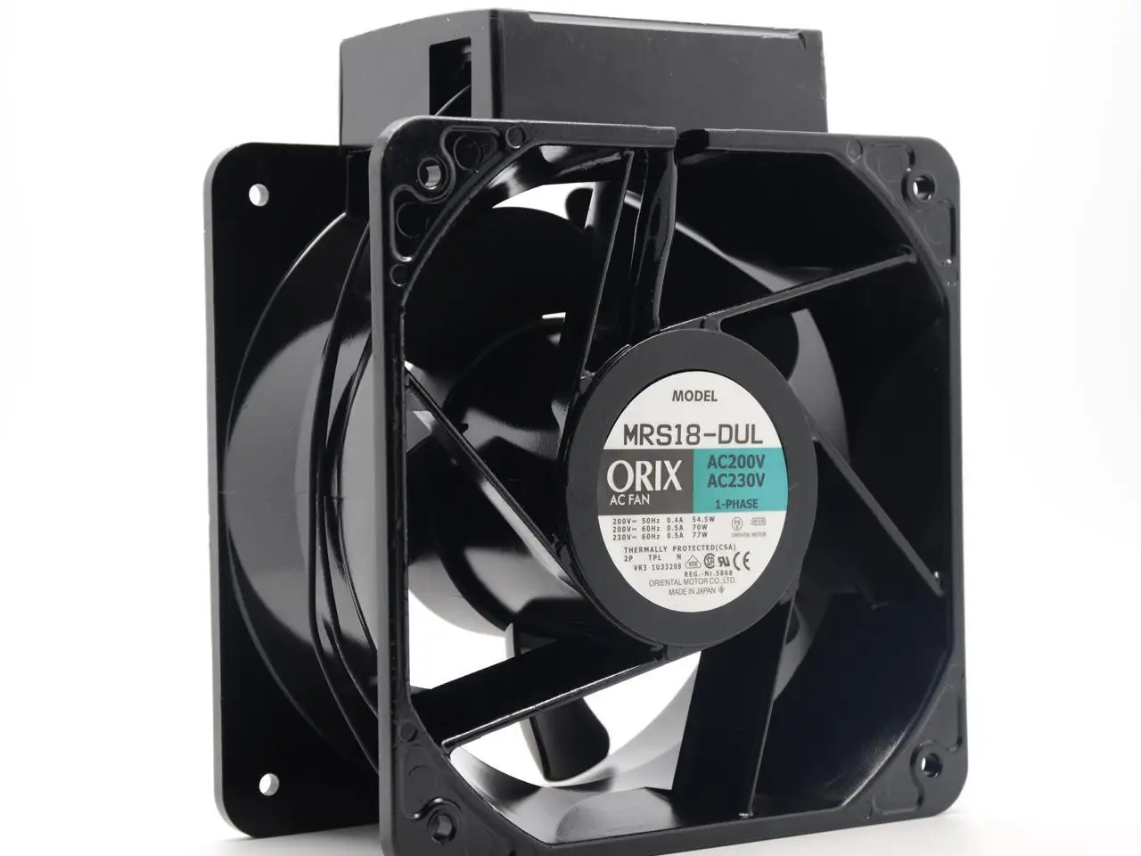 Para ORIX MRS18-DUL 180x180x90mm 220V AC ventilador de refrigeración Industrial 80W ventilador de servidor de alto rendimiento 60dB