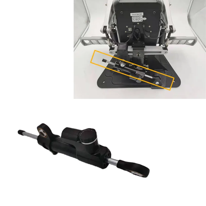 Kit de amortiguación de Control de simulador de juego, Kit de modificación de amortiguador de timón para Thrustmaster TPR, Kit de amortiguación de timón