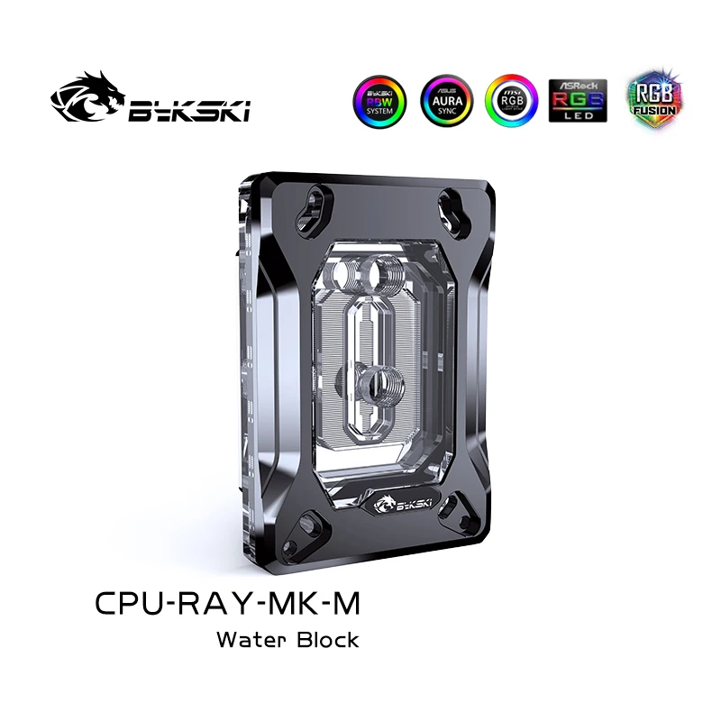 Bykski Bloque CPU RYZEN Refrigeración Líquida A-RGB AURA - imagen 2