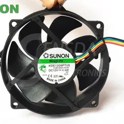 Sunon KDE1209PTVX – Ventilador CPU 12V Silencioso Maglev 4 Pines