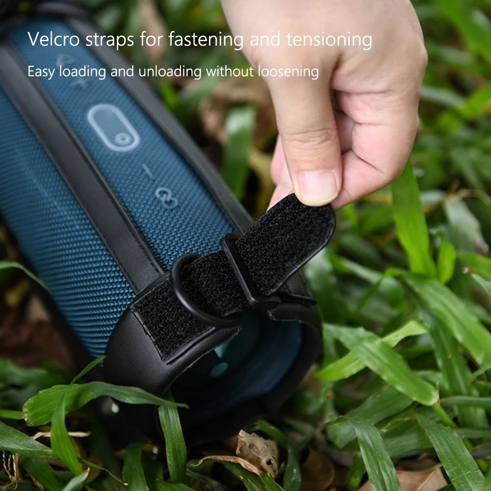 Funda protectora impermeable, correa de hombro ajustable, cubierta de altavoz portátil, accesorios de repuesto a prueba de caídas para JBL Charge 5 - imagen 5