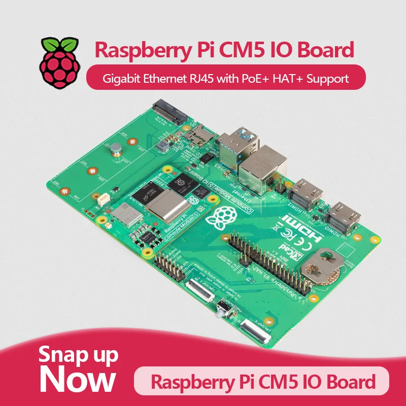 Raspberry Pi Compute Module 5 Placa IO Oficial E/S - imagen 2