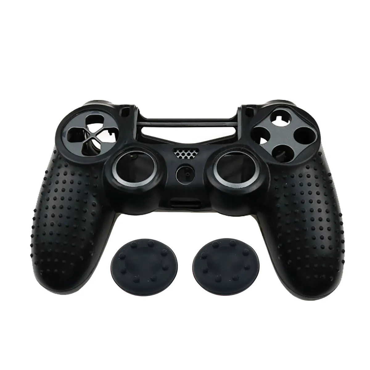 JCD-funda protectora de silicona antideslizante para PS4 Pro, cubierta de goma para controlador Delgado, tapas analógicas 3D para agarre del pulgar - imagen 3