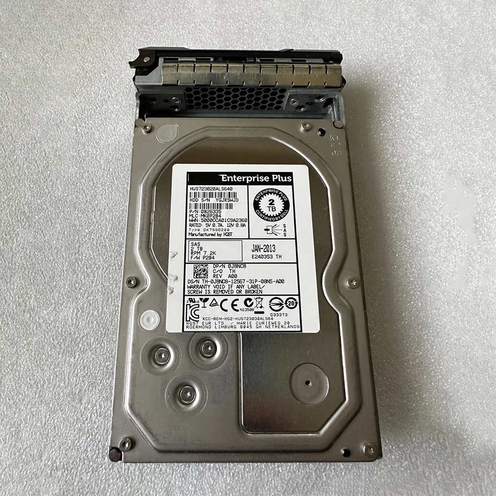 HUS HUS HUS 723020 ALS640 0J8NC8 J8NC8 0B26335 2TB SAS 3,5" 7.2K EQ disco duro HDD para DELL 2T - imagen 5