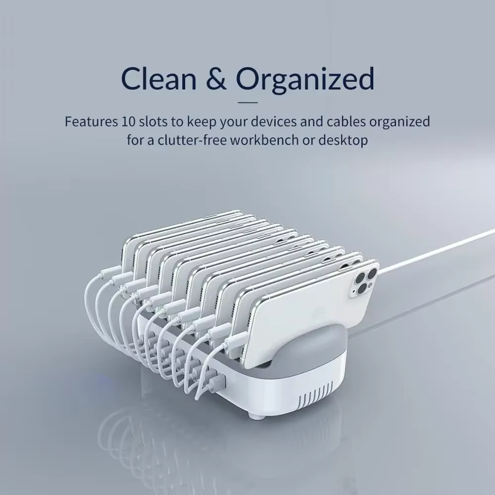 ORICO Estación de Carga USB PD 120W - Cargador Rápido para iPhone - imagen 3