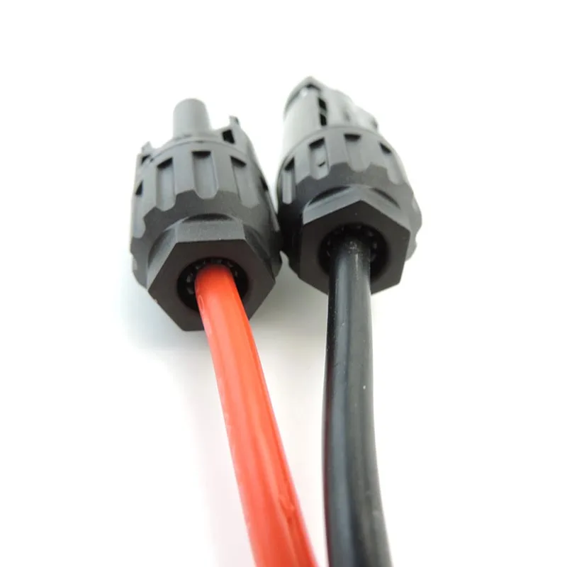 Conector SAE batería de 2 pines 12AWG 0,3 M 1M 12V 48V CC Cable SAE a Panel Solar adaptador de corriente conector de Cable - imagen 5