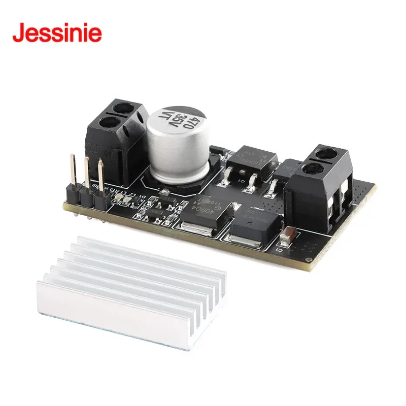 Módulo de accionamiento de Control de velocidad del Motor DC3-20V 10A de alta potencia, interruptor controlador de velocidad del Motor PWM de avance inverso, regulador de voltaje amplio - imagen 4